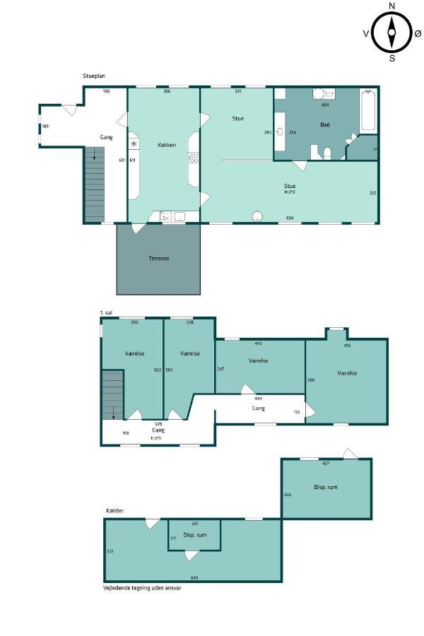 210 M2 Hus Til 8 Gaester - 5 Km Fra Nyt Stort Vandland Nordborg Exteriér fotografie
